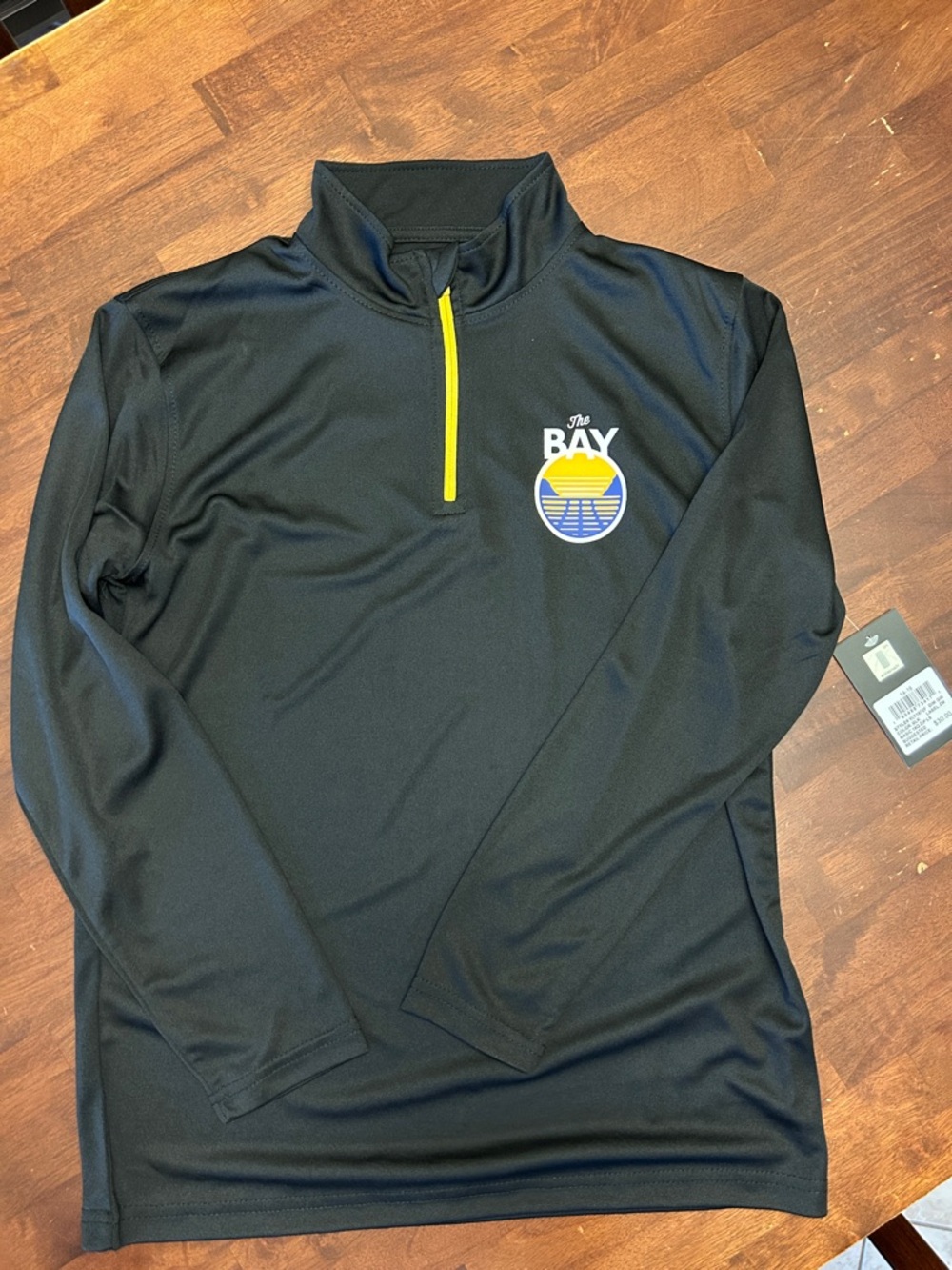 Golden State Warriors Quarter-Zip Pullover with 'The Bay' Logo